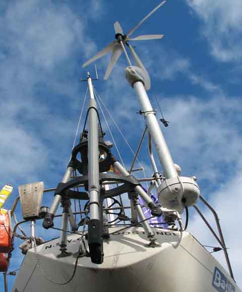 (de belangrijkste investeringen : DuoGen windgenerator en Aries windpiloot)